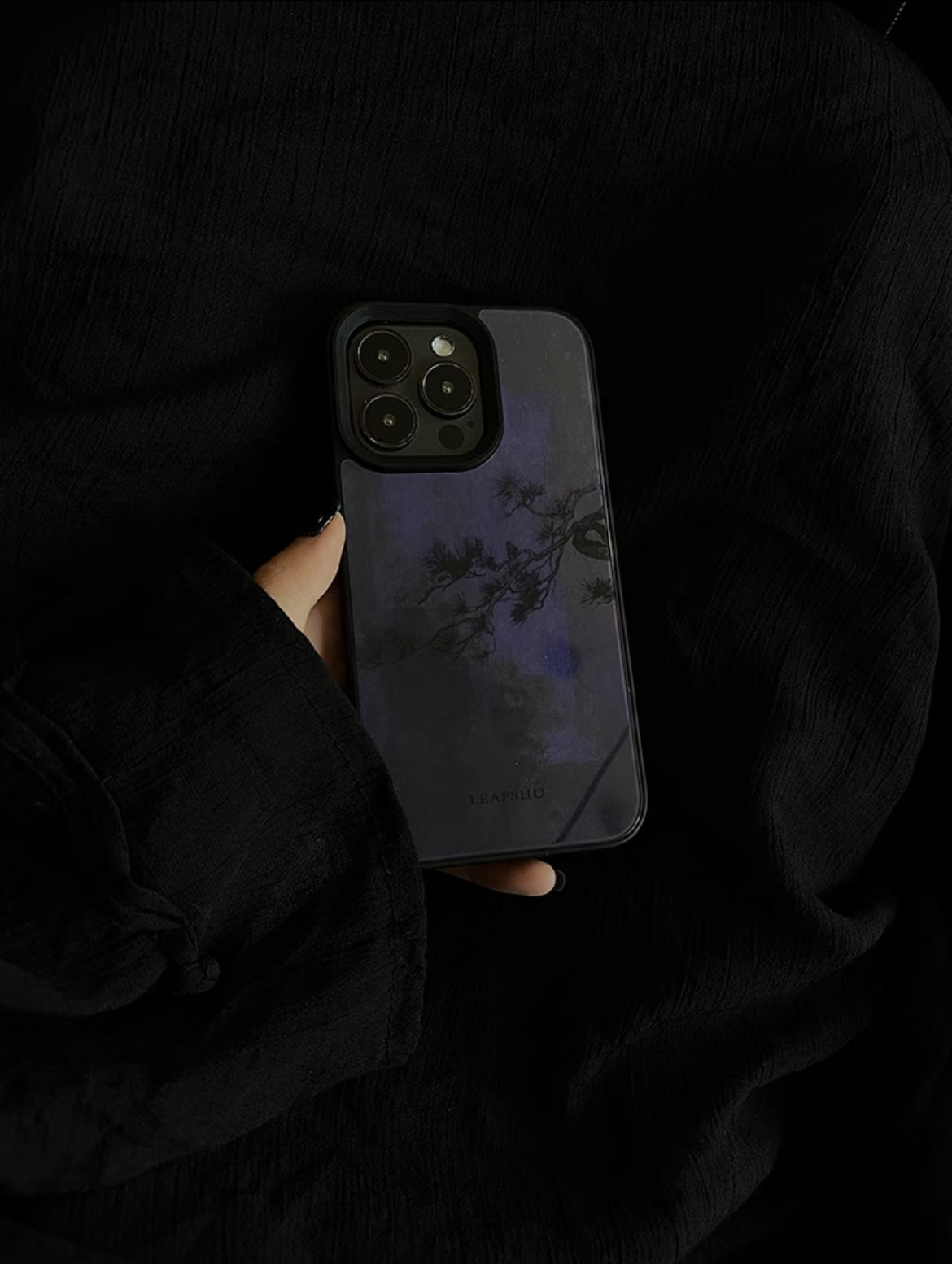 「Chinoiserie」Purple Shadow Phone Case | iPhone Case | Three Fleas
