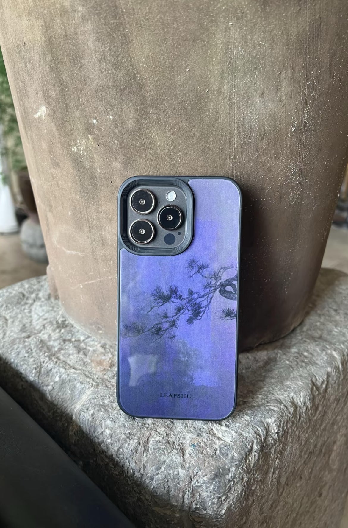「Chinoiserie」Purple Shadow Phone Case | iPhone Case | Three Fleas