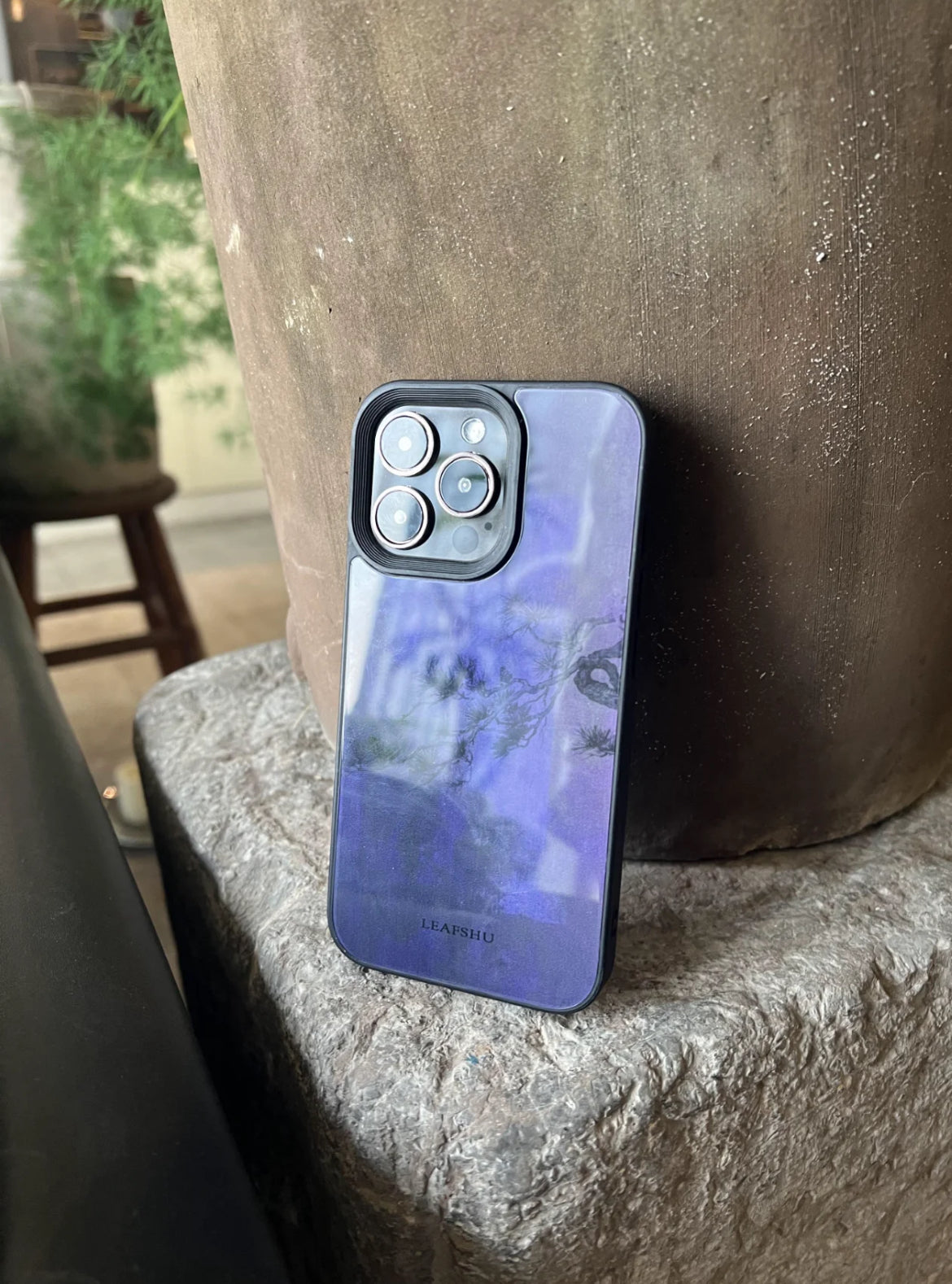 「Chinoiserie」Purple Shadow Phone Case | iPhone Case | Three Fleas