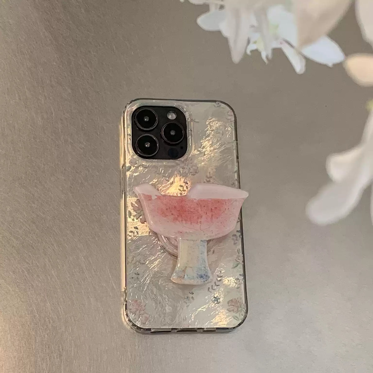 Qingbai Glaze Heritage: Neo-Chinese Artifact Aesthetic IMD Case | iPhone Case | Three Fleas