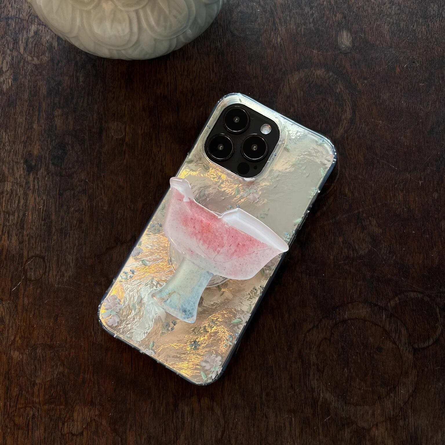 Qingbai Glaze Heritage: Neo-Chinese Artifact Aesthetic IMD Case | iPhone Case | Three Fleas