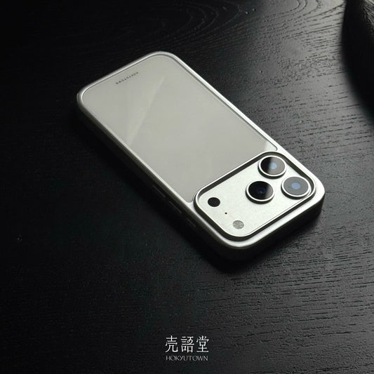 Ceramic White 2 Tempered Glass Case-CHO001G