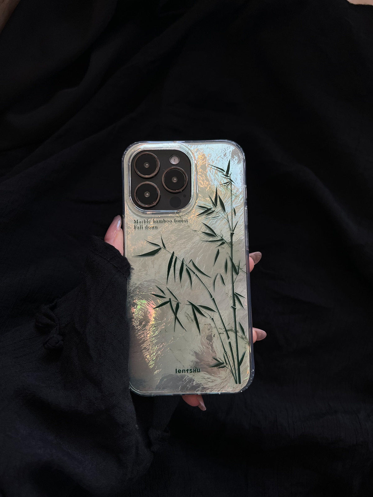 Silver Bamboo IMD Dual-Layer Case | iPhone Case | Three Fleas