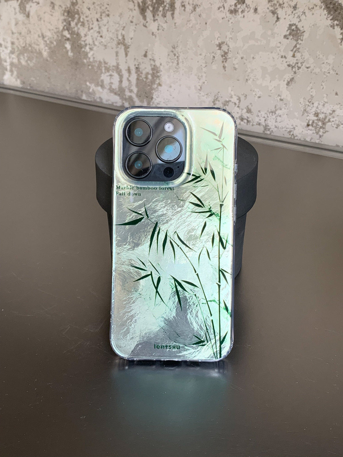 Silver Bamboo IMD Dual-Layer Case | iPhone Case | Three Fleas