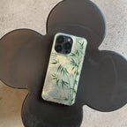Silver Bamboo IMD Dual-Layer Case | iPhone Case | Three Fleas