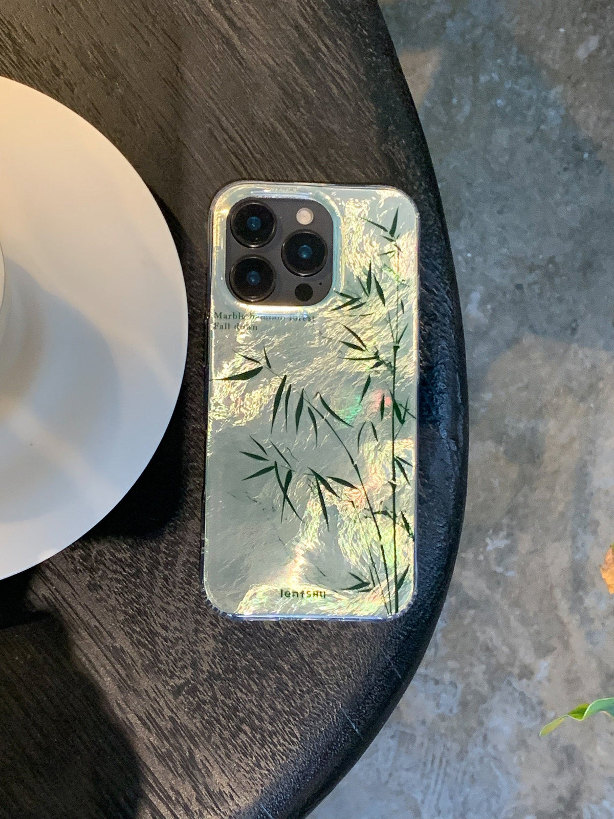 Silver Bamboo IMD Dual-Layer Case | iPhone Case | Three Fleas