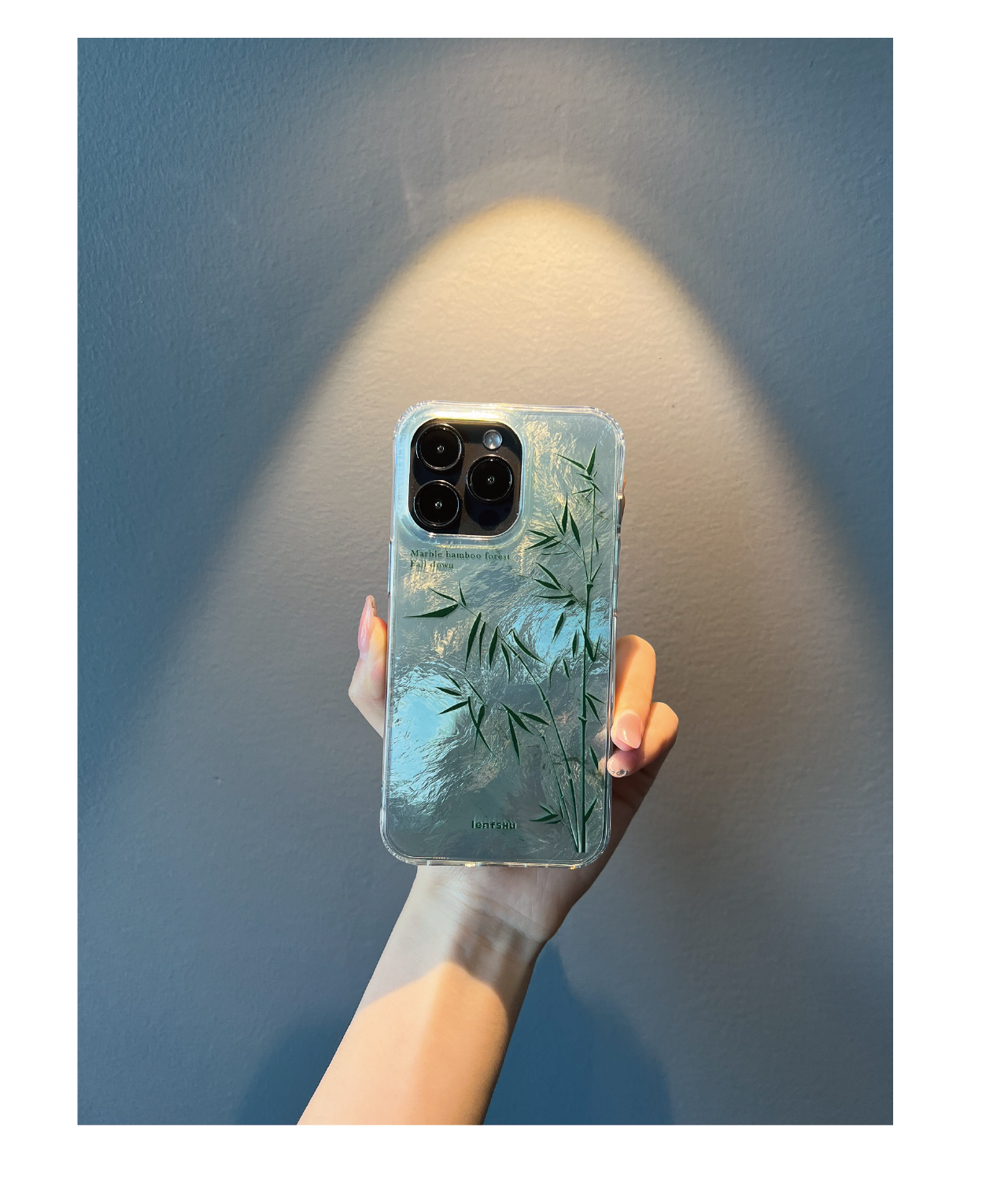 Silver Bamboo IMD Dual-Layer Case | iPhone Case | Three Fleas
