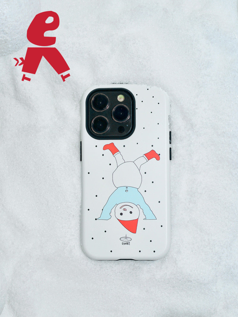 Upside Down Snowman Double Layer Phone Case | iPhone Case | Three Fleas