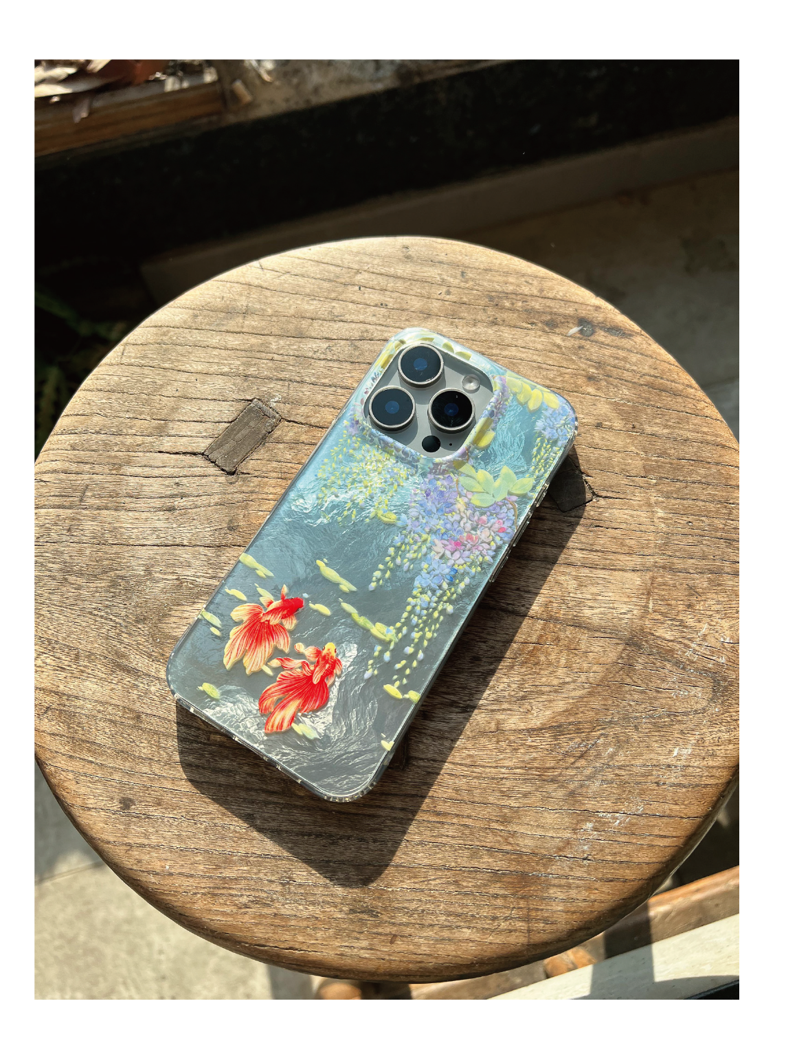 Wisteria Brocade IMD Dual-Layer Case | iPhone Case | Three Fleas