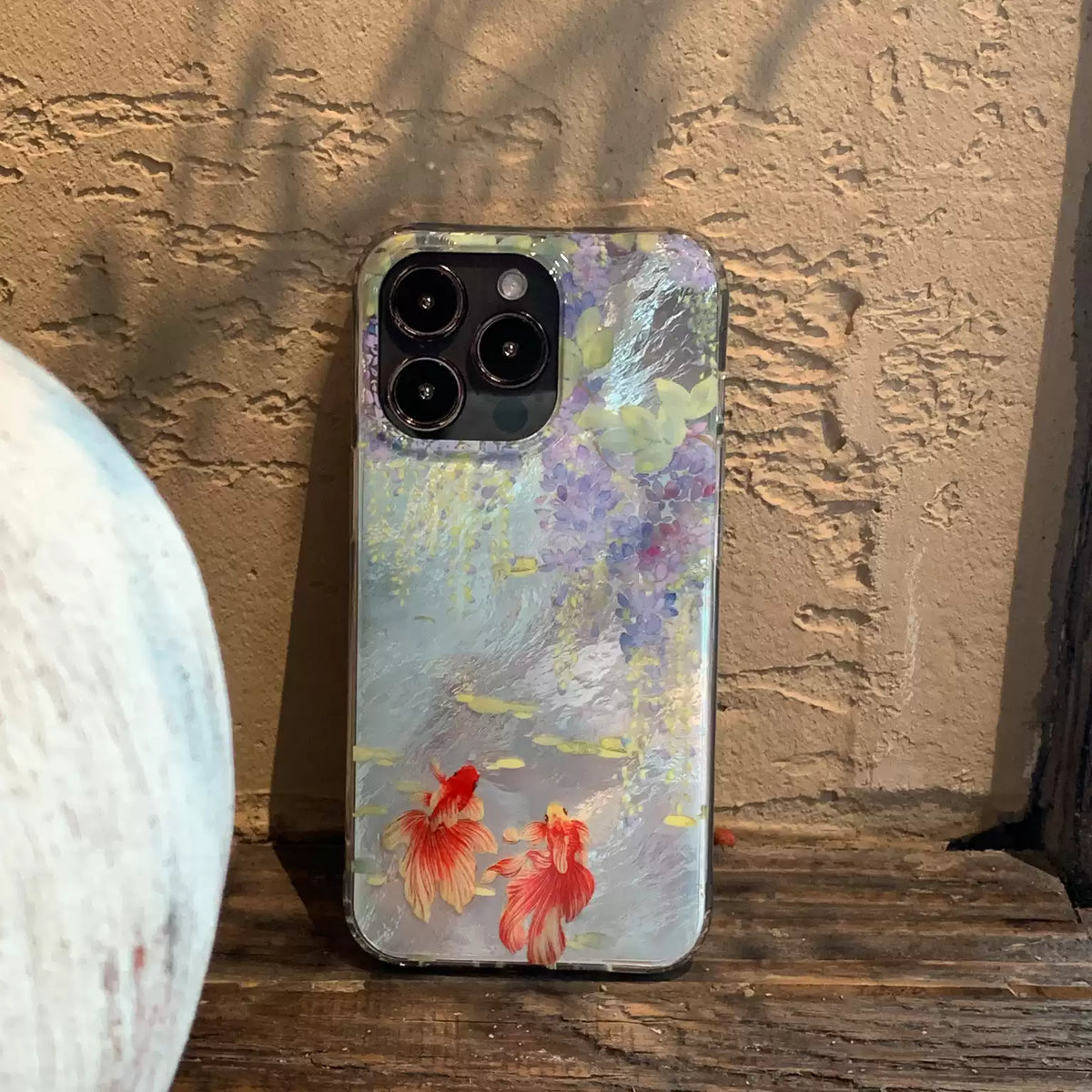 Wisteria Brocade IMD Dual-Layer Case | iPhone Case | Three Fleas