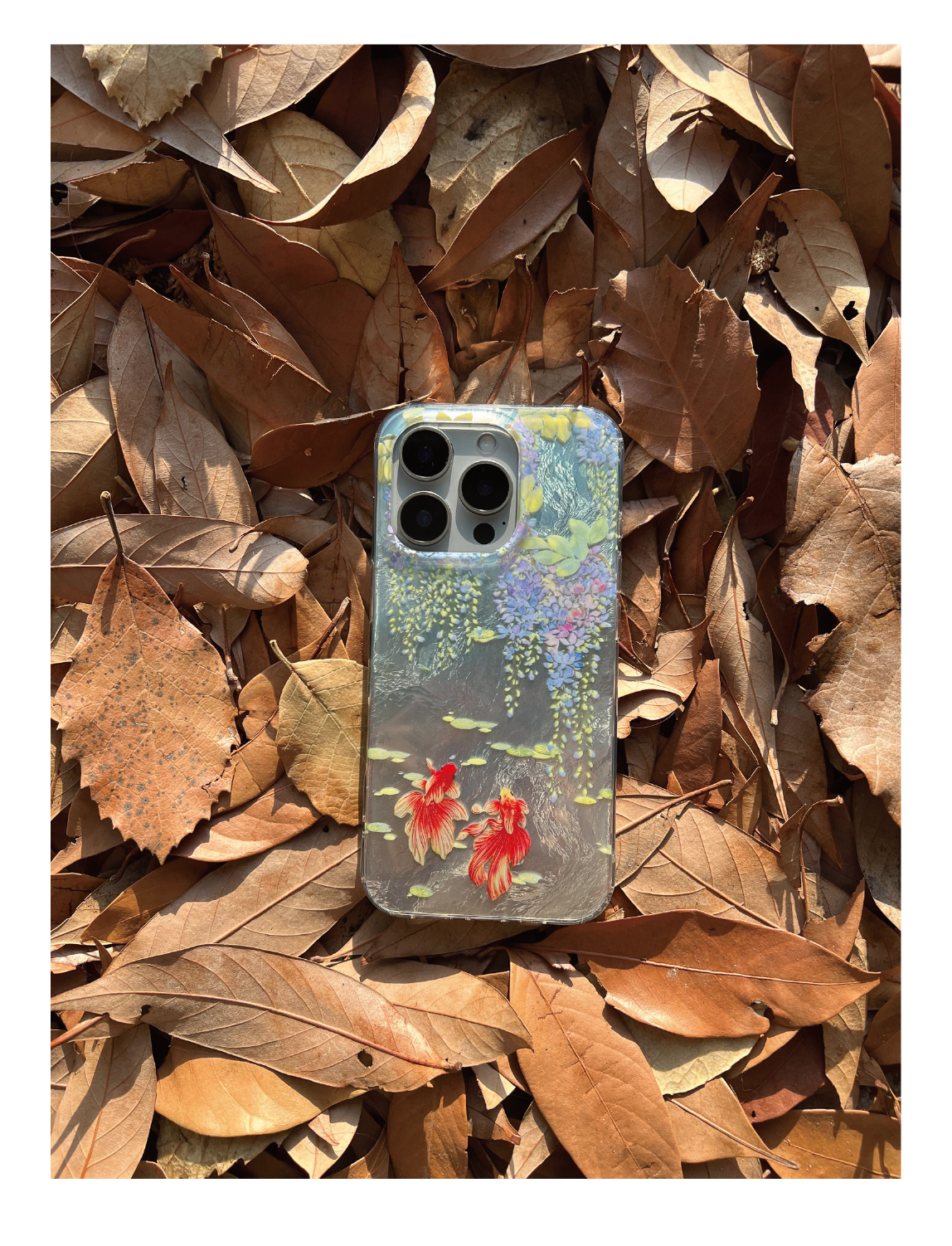 Wisteria Brocade IMD Dual-Layer Case | iPhone Case | Three Fleas