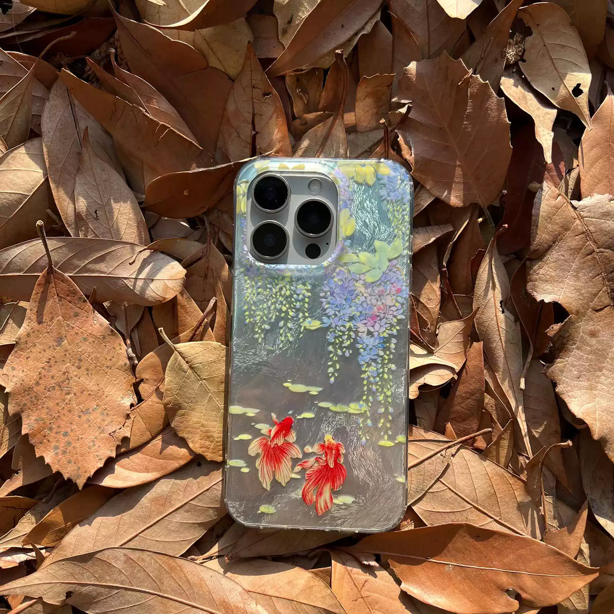 Wisteria Brocade IMD Dual-Layer Case | iPhone Case | Three Fleas