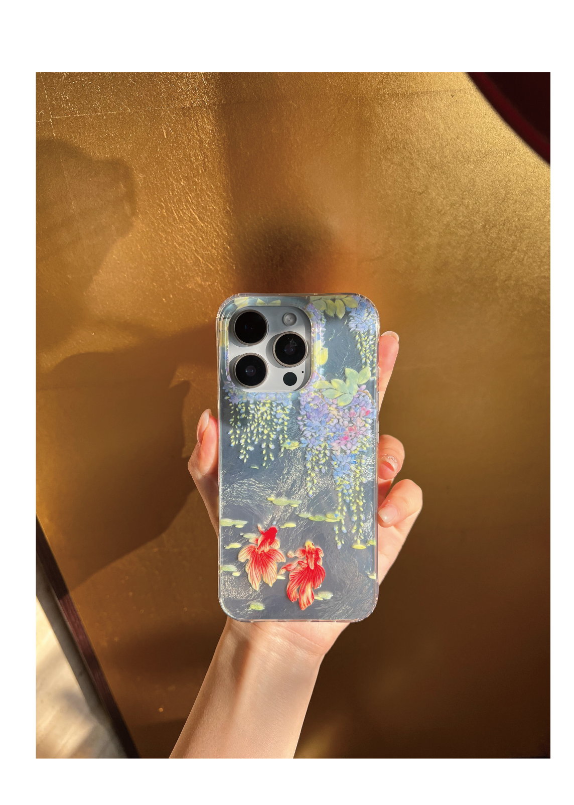 Wisteria Brocade IMD Dual-Layer Case | iPhone Case | Three Fleas