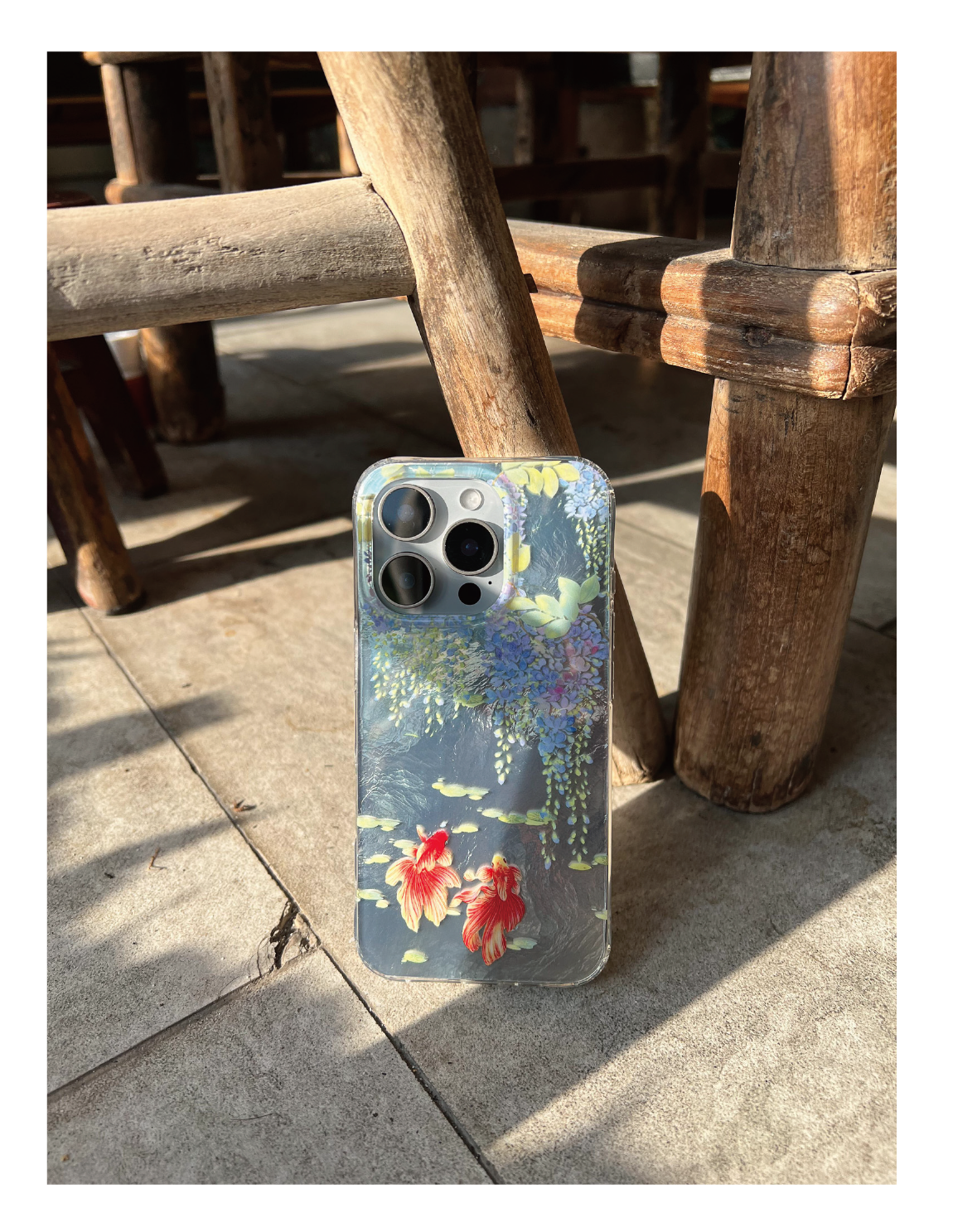 Wisteria Brocade IMD Dual-Layer Case | iPhone Case | Three Fleas