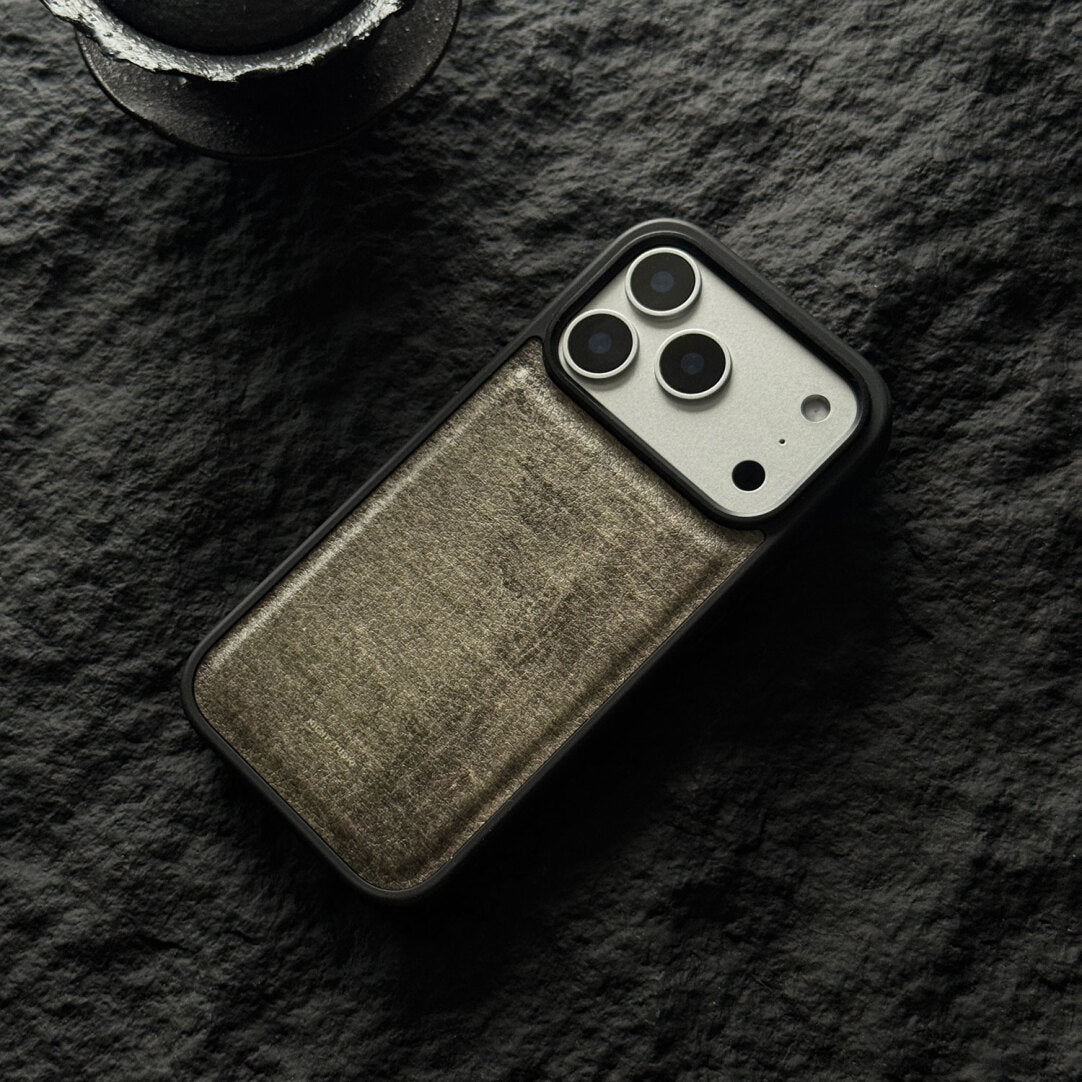 Wood Grain Leather Phone Case-NS041PU