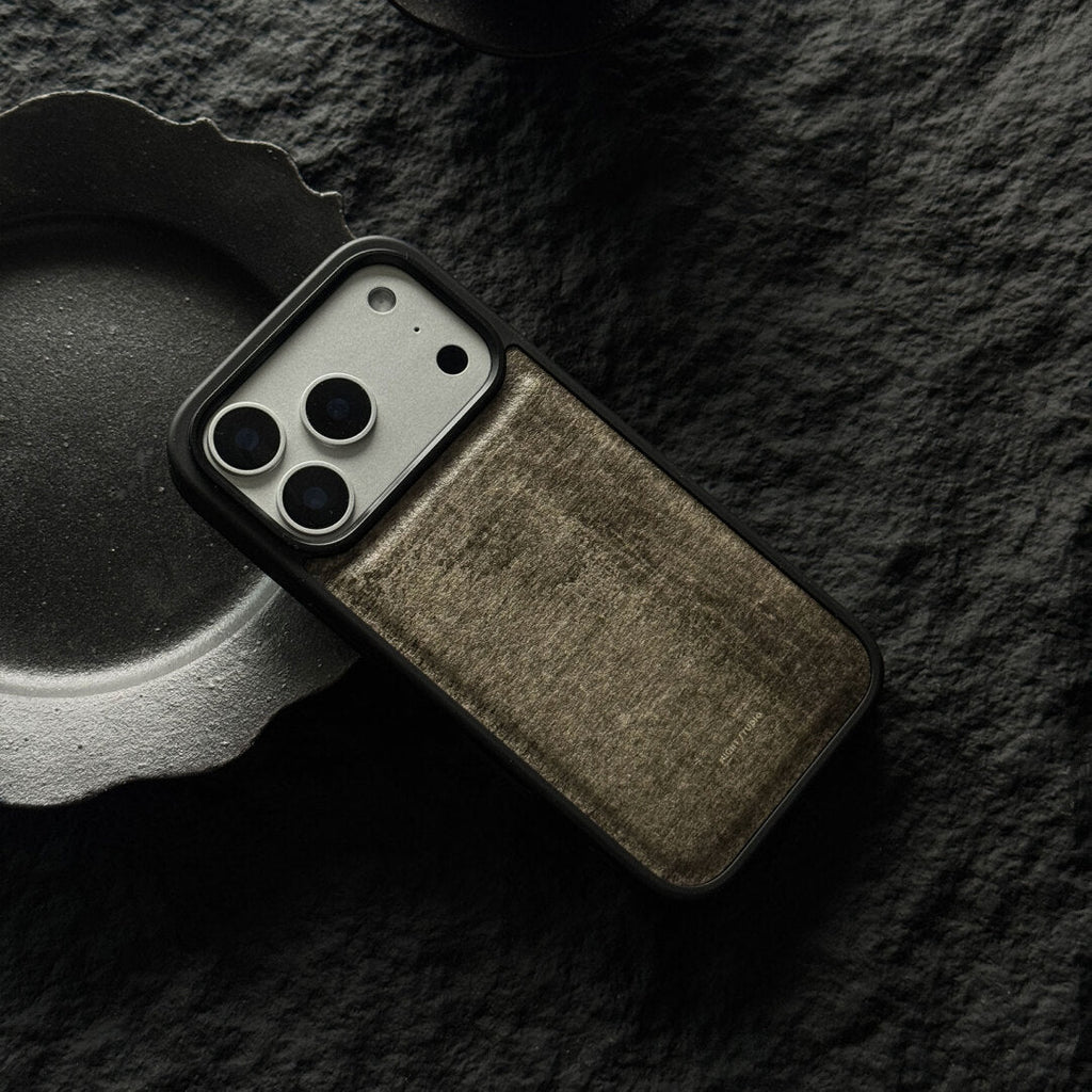 Wood Grain Leather Phone Case-NS041PU