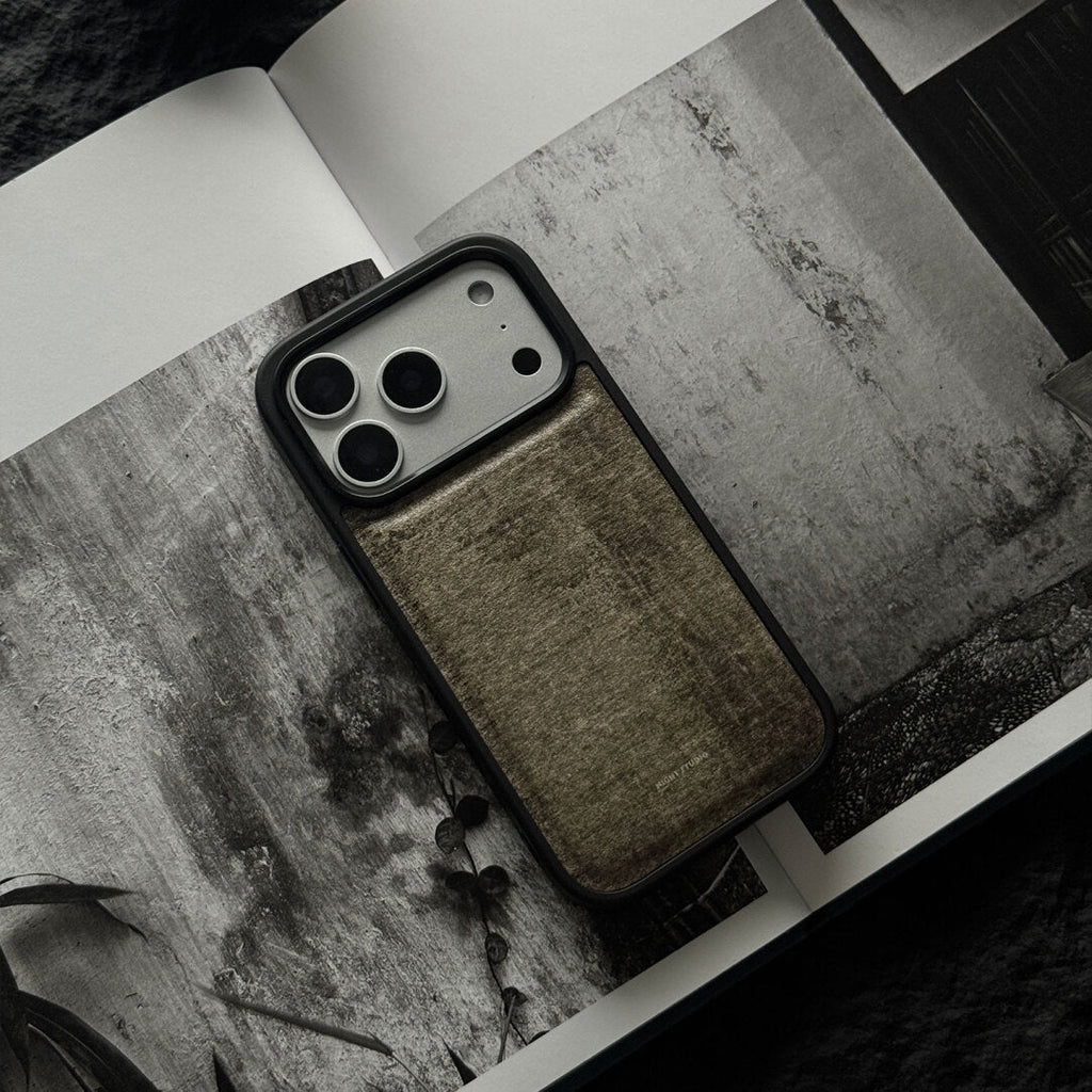 Wood Grain Leather Phone Case-NS041PU