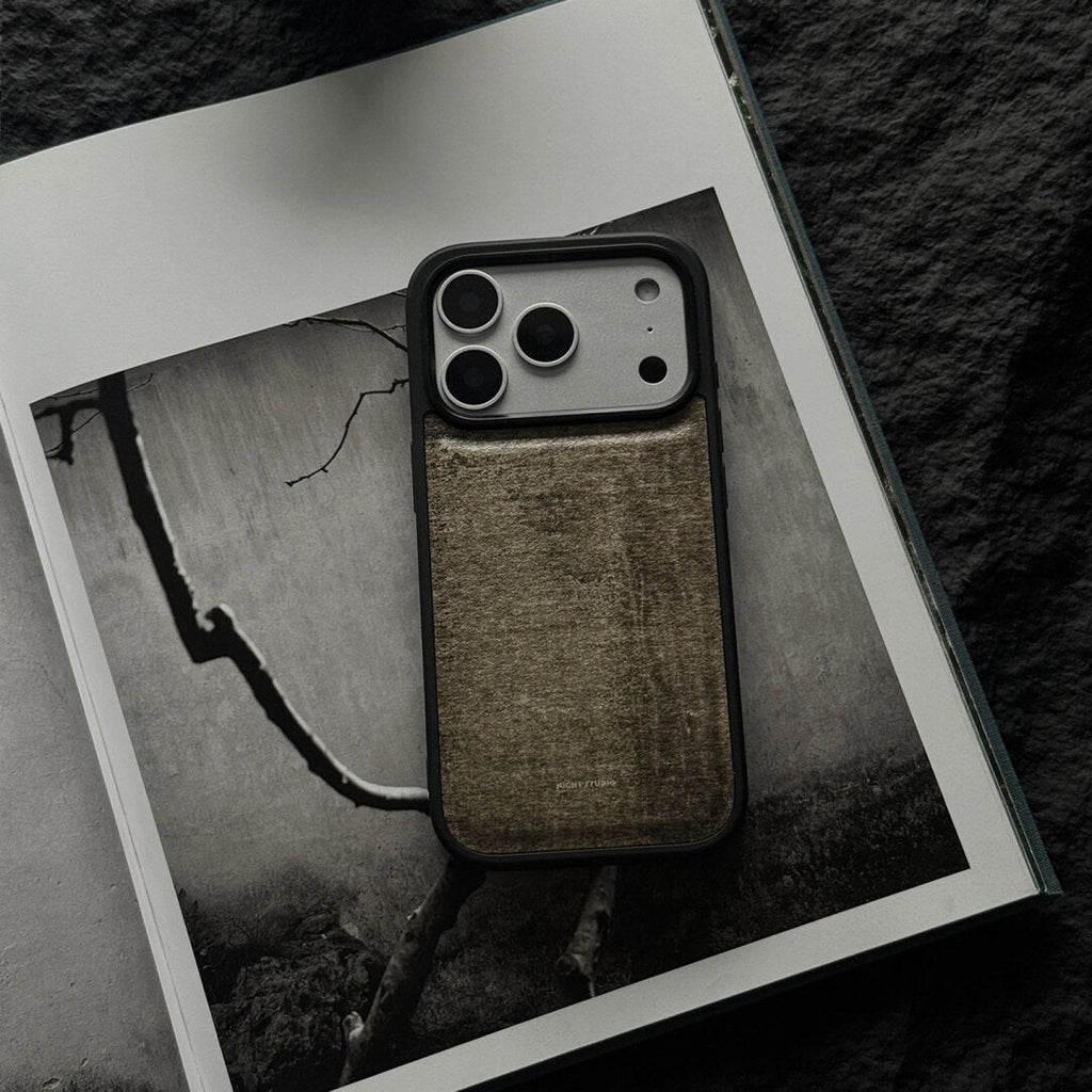 Wood Grain Leather Phone Case-NS041PU