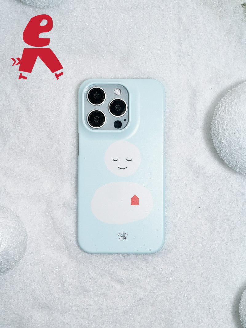 Xmas Snowman Printed Phone Case | iPhone Case | Three Fleas