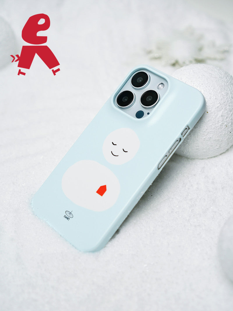 Xmas Snowman Printed Phone Case | iPhone Case | Three Fleas