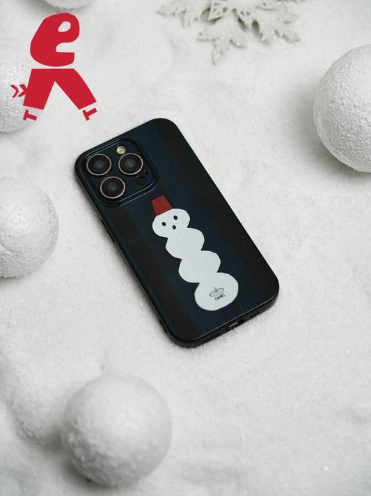 Xmas Snowman Printed Phone Case | iPhone Case | Three Fleas