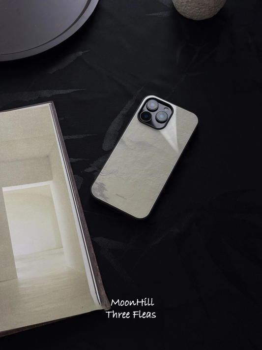 Jade Paper & Pine Tempered Glass Phone Case-MH