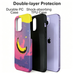 Artistic Andy Warhol Style Banana Phone Case Double-layer Film Print
