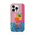Artistic Gallery Chair Phone Case Double-layer Film Print