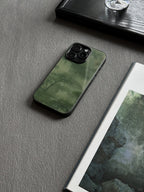 Chinoiserie Mountain And Trees Tempered Glass Phone Case MagSafe-NS