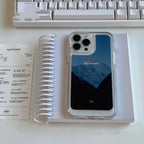 Nature Mountain View Acrylic Phone Case - Full Wrap Clear Case - BYY