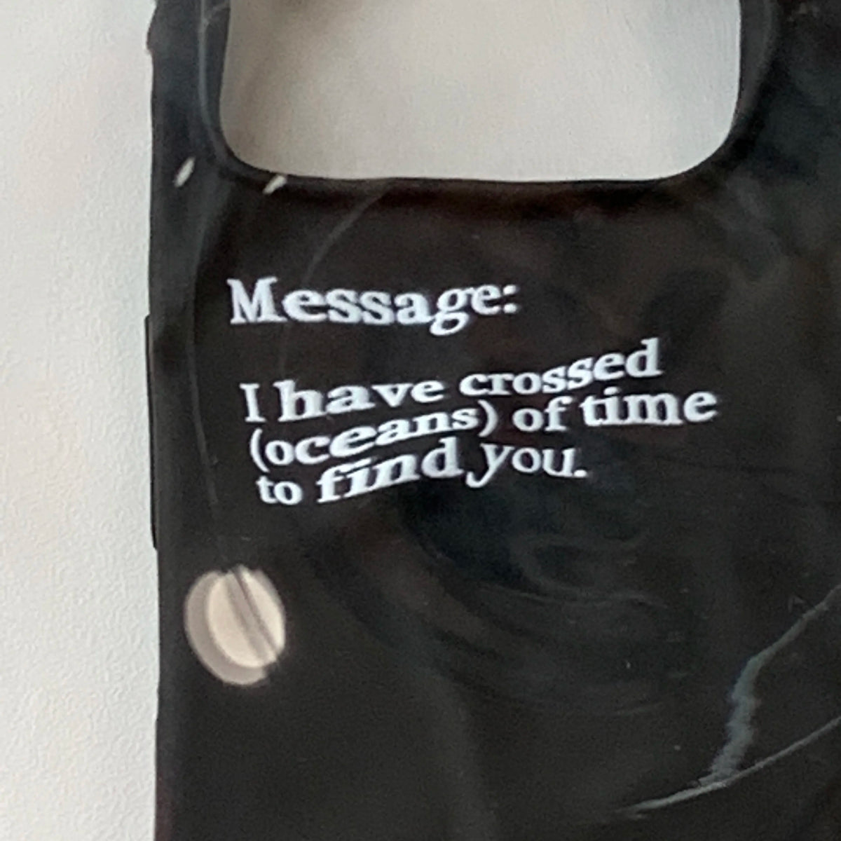 Original Silicone Pleated Phone Case Simple Text - BYY