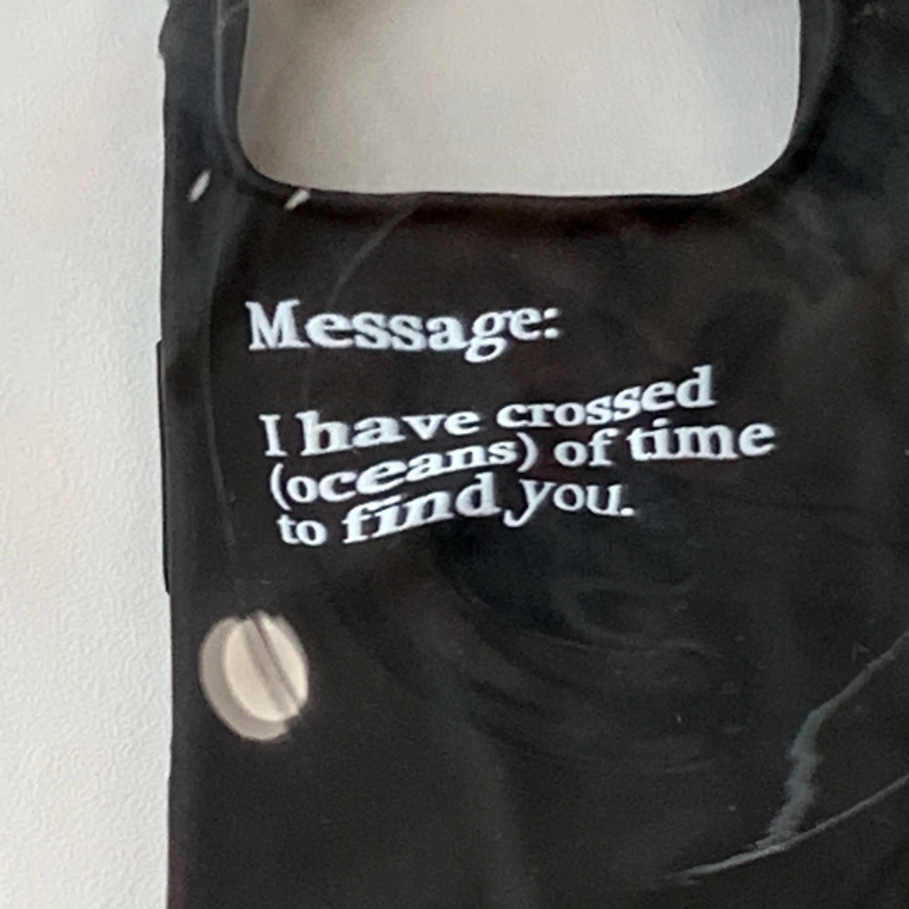 Original Silicone Pleated Phone Case Simple Text - BYY