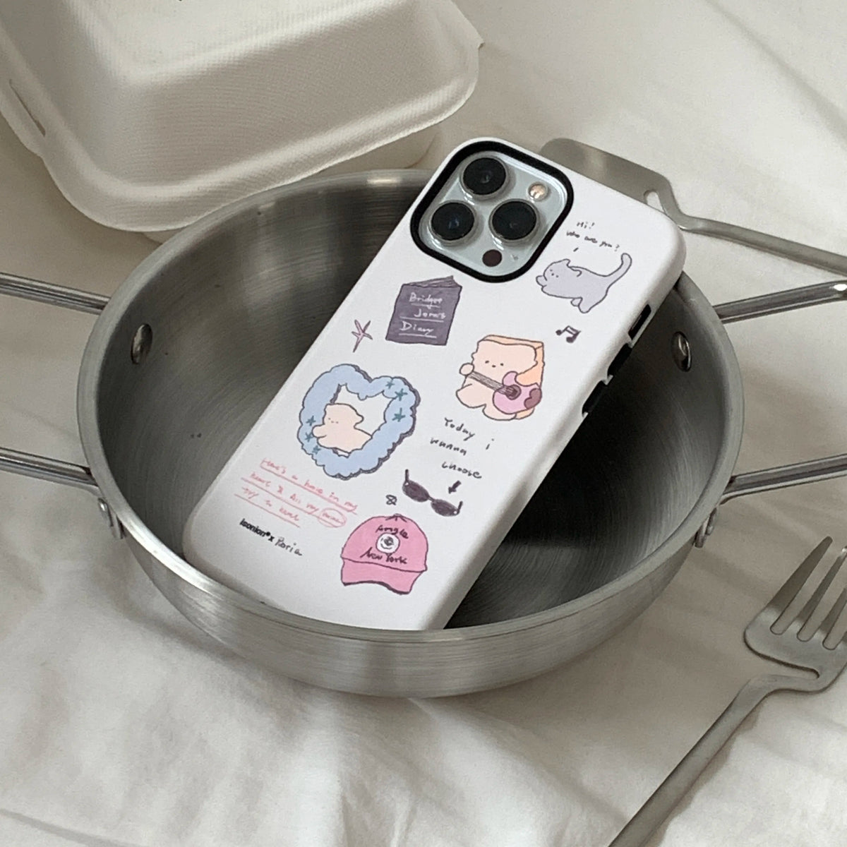 Adorable Hand-Drawn Doodle Art Phone Case MagSafe - BYY