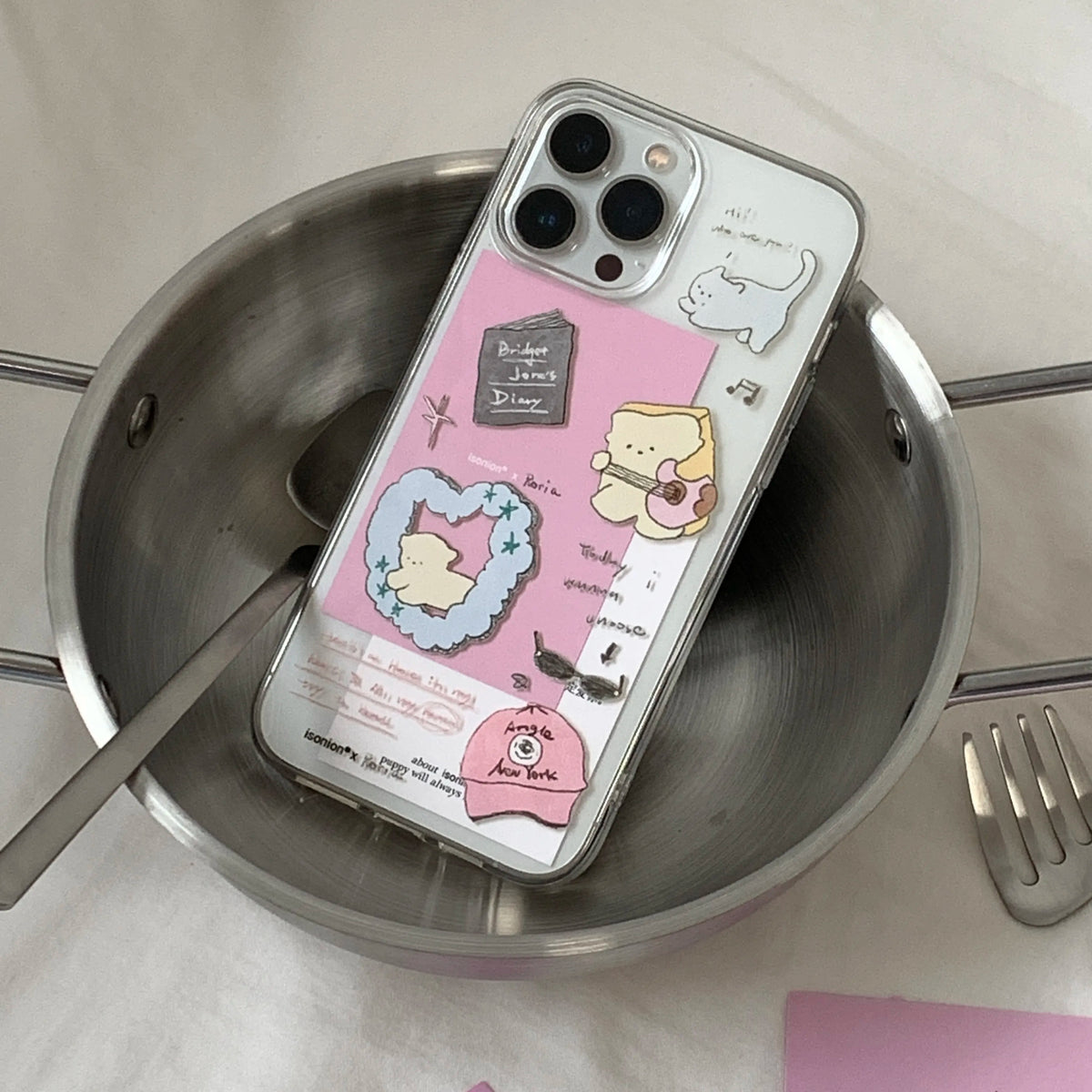 Adorable Hand-Drawn Doodle Art Phone Case MagSafe - BYY