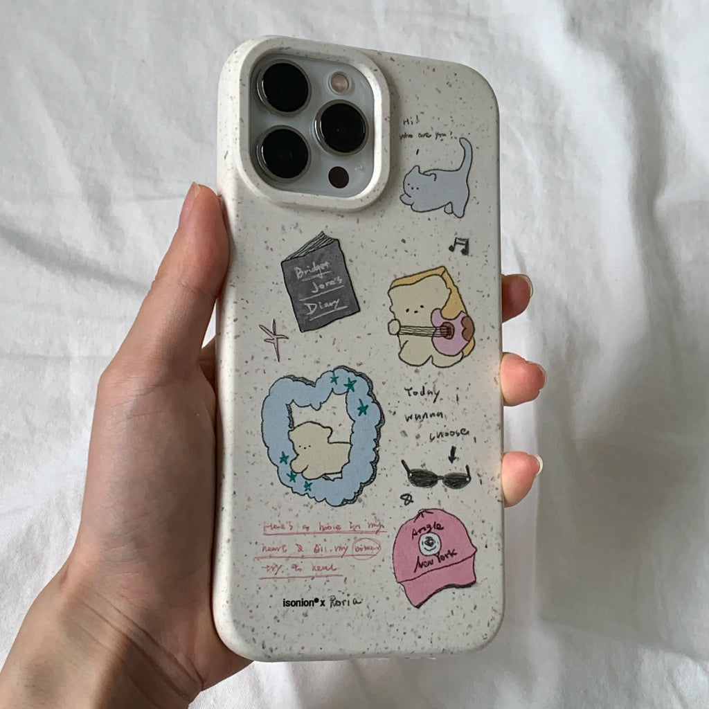 Adorable Hand-Drawn Doodle Art Phone Case MagSafe - BYY
