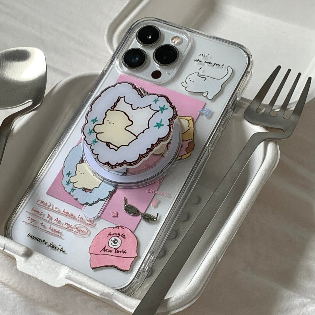 Adorable Hand-Drawn Doodle Art Phone Case MagSafe - BYY