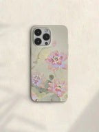 Chinoiserie Lotus Bloom Aesthetic Phone Case Film Print-GY