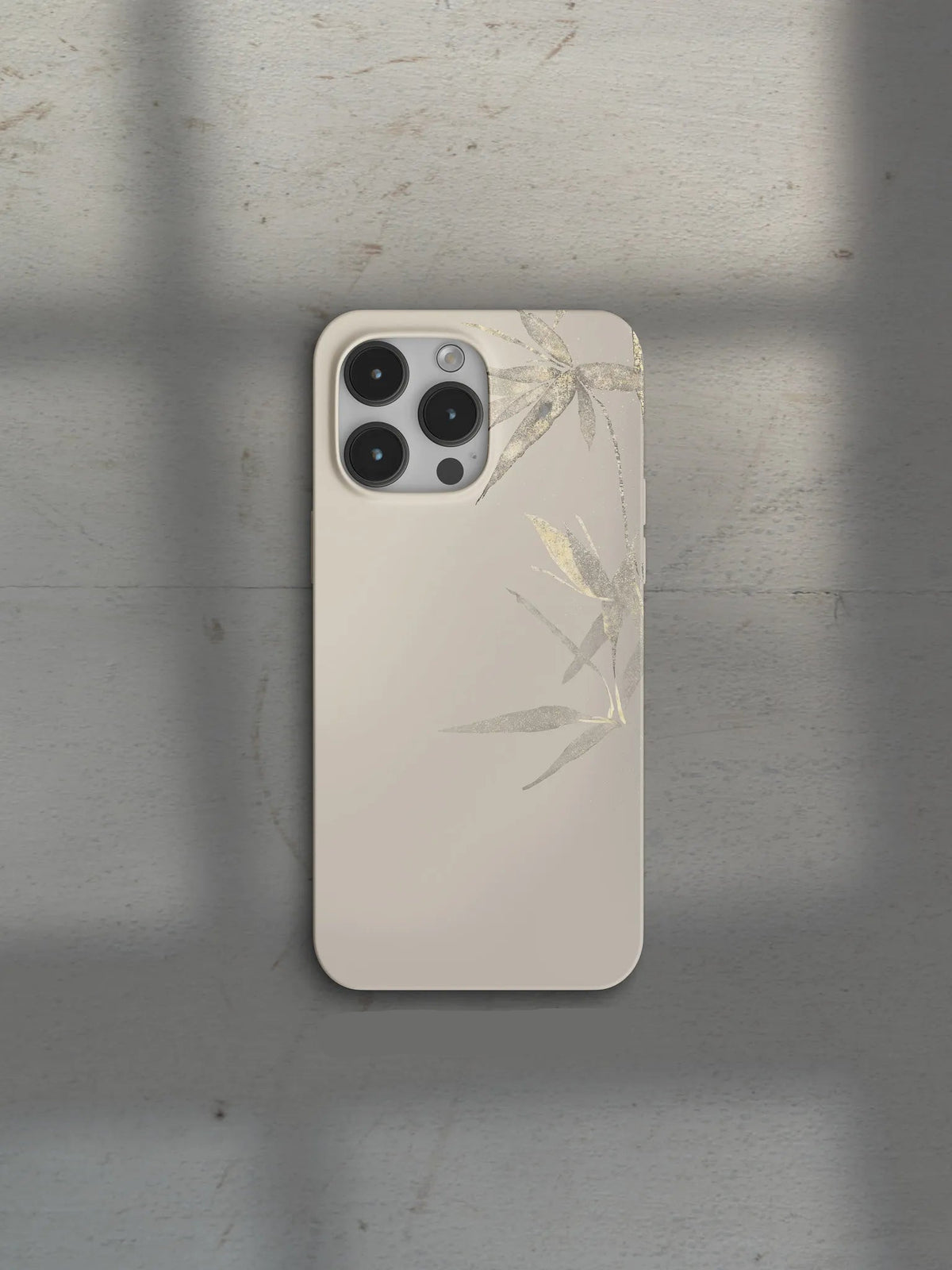 Chinoiserie Silver Bamboo Aesthetic Phone Case Film Print-GY
