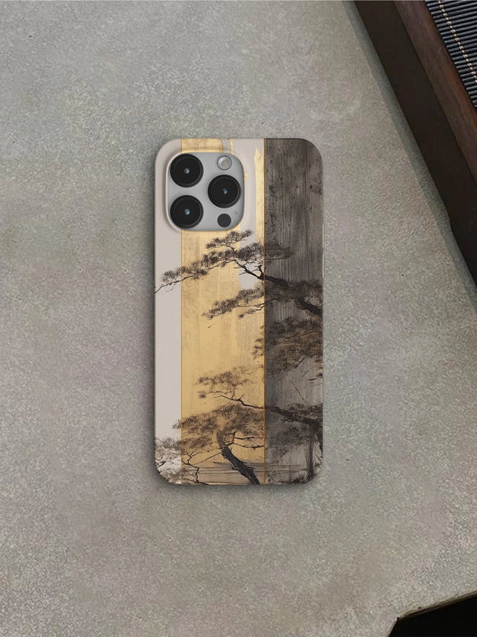 Chinoiserie Noble Pine Ink Wash Phone Case Film Print-GY