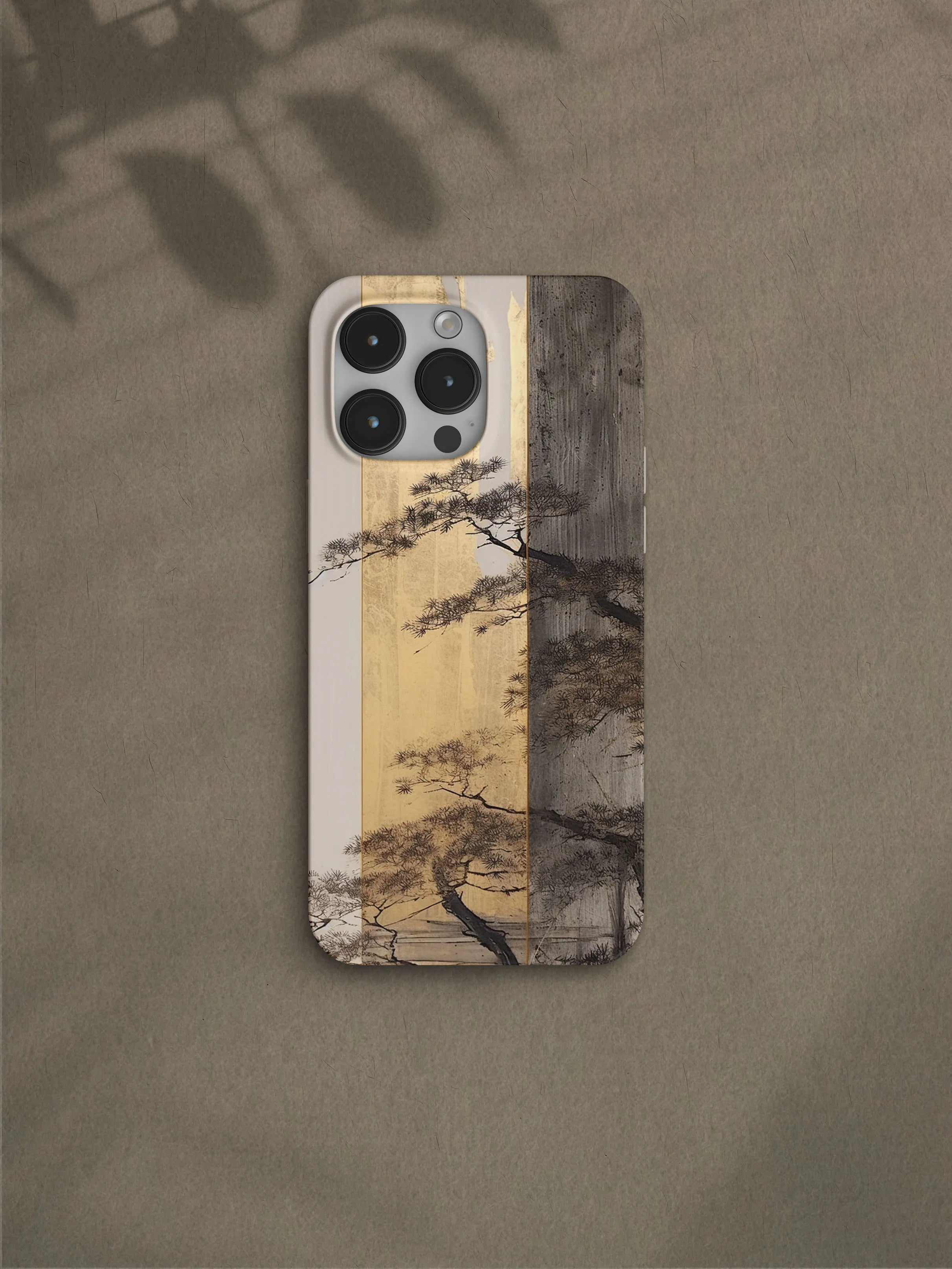 Chinoiserie Noble Pine Ink Wash Phone Case Film Print-GY