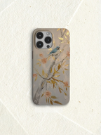 Chinoiserie Luxury Golden Leaf & Bird Phone Case Film Print-GY