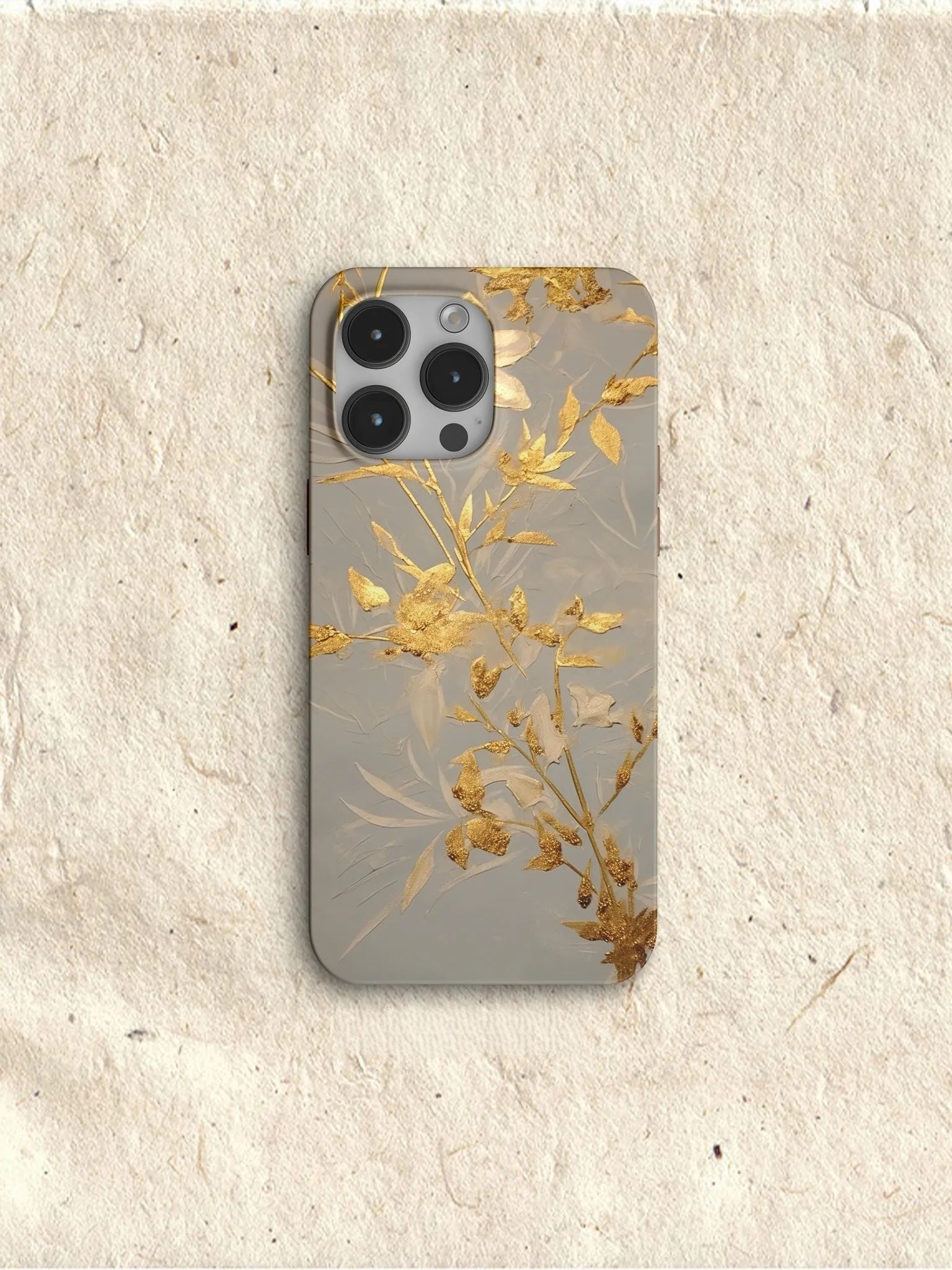 Chinoiserie Golden Bamboo Aesthetic Phone Case Film Print-GY