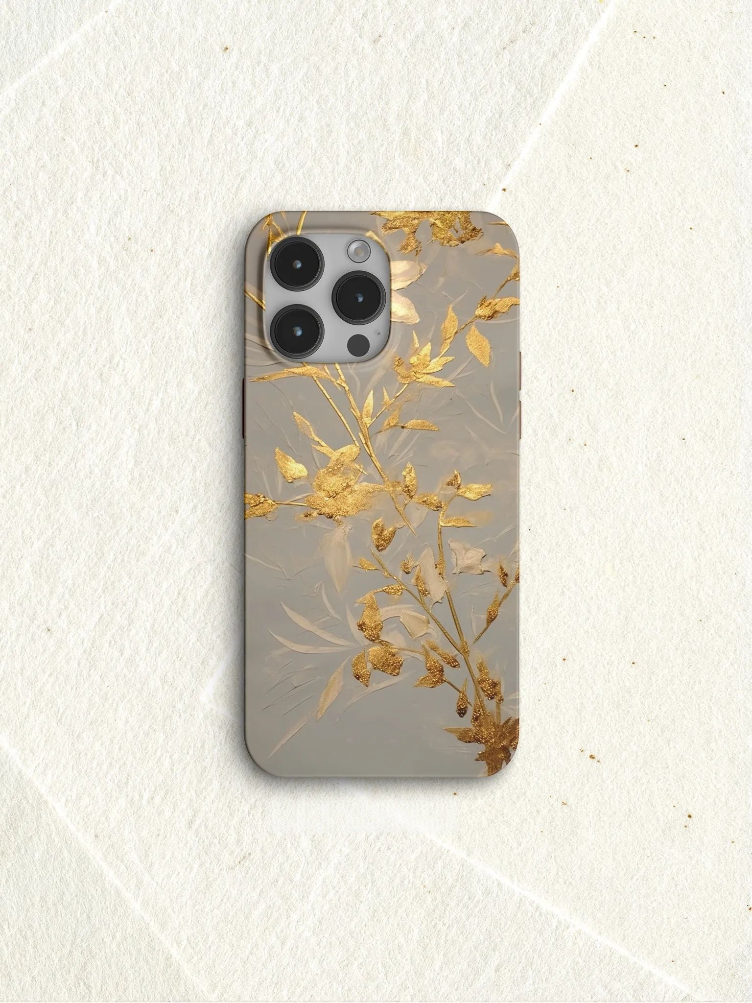 Chinoiserie Golden Bamboo Aesthetic Phone Case Film Print-GY