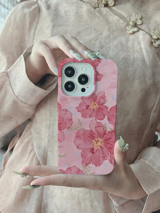 Pink Peony Blossom Phone Case-SC003