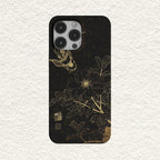 Chinoiserie Gold Koi & Peony Film Printed Phone Case-GY
