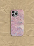 Chinoiserie Pink Mountain Landscape Phone Case-GY
