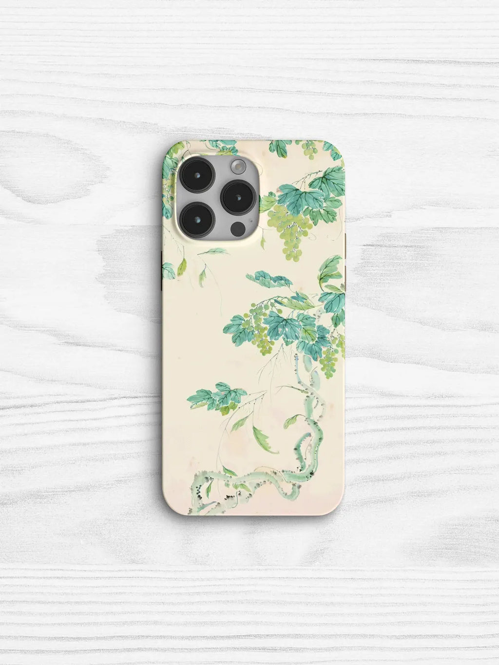Chic Green Grape Vine Film Printed Phone Case-GY