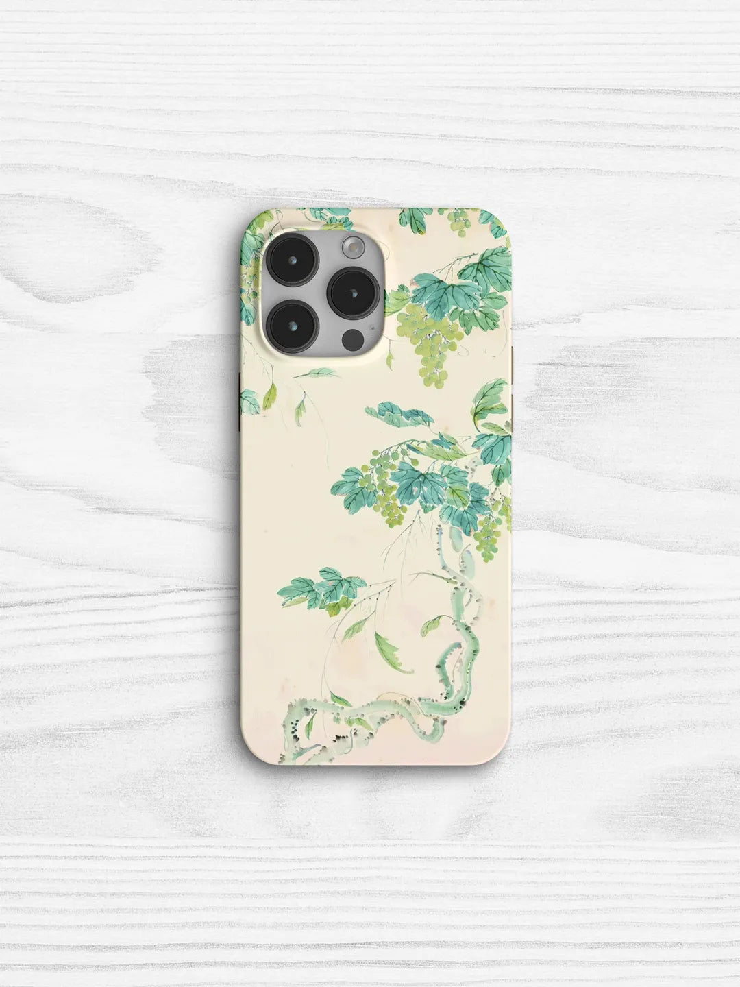 Chic Green Grape Vine Film Printed Phone Case-GY