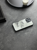 Ink Wash Zen Mountain Landscape Tempered Glass Phone Case-MH