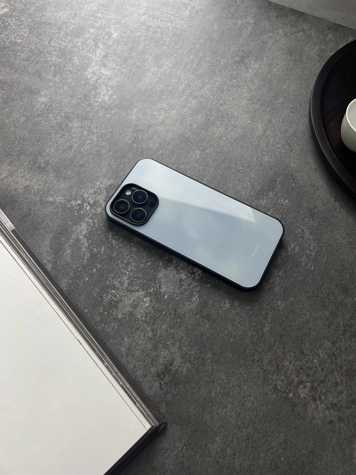 "First Light" Oriental Aesthetic Tempered Glass Phone Case-MH